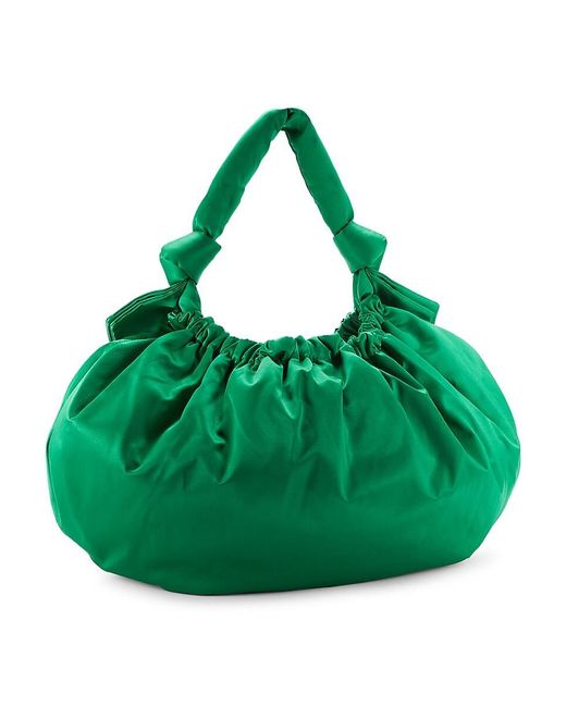 Ganni Green Bow Shoulder Bag