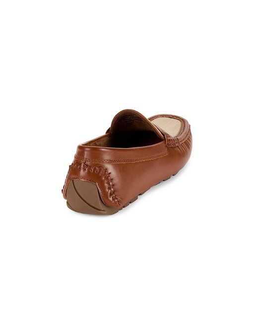 Tommy Hilfiger Brown Colorblock Square Toe Loafers for men