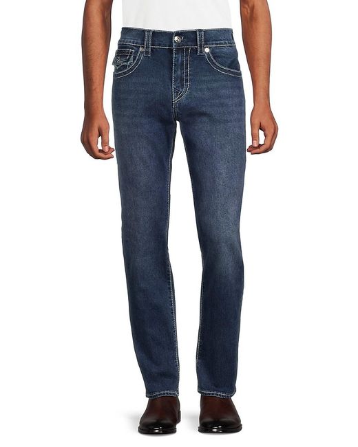True Religion Rocco High Rise Relaxed Skinny Jeans in Blue for Men | Lyst UK
