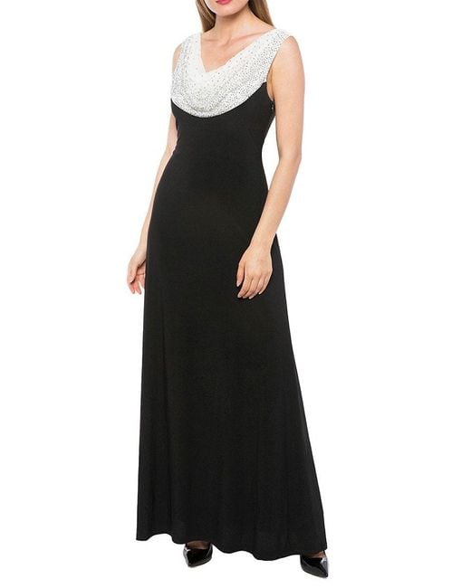 You Go Girl Cowl Neck Drape Bodysuit - Black main image 0