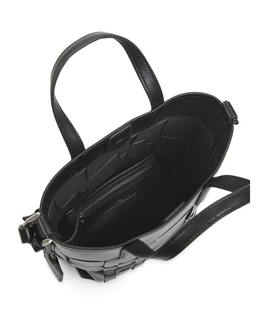 3.1 Phillip Lim Black Odita Mini Leather Top Handle Bag