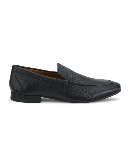 Allen Edmonds Black Lennox Leather Loafers for men
