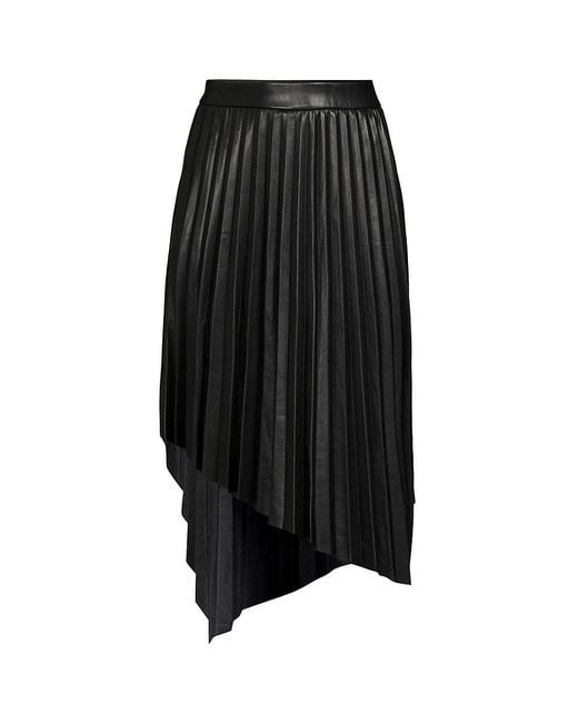 Bcbg white leather clearance skirt