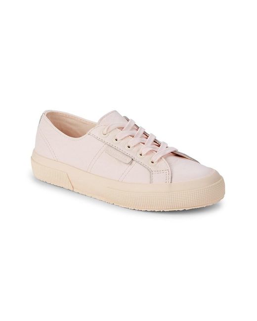 superga pink leather
