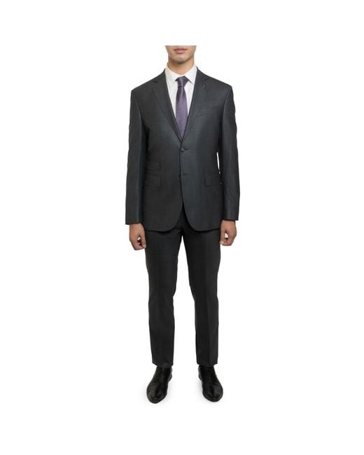 Michael Bastian Gray Slim-fit Wool Suit for men