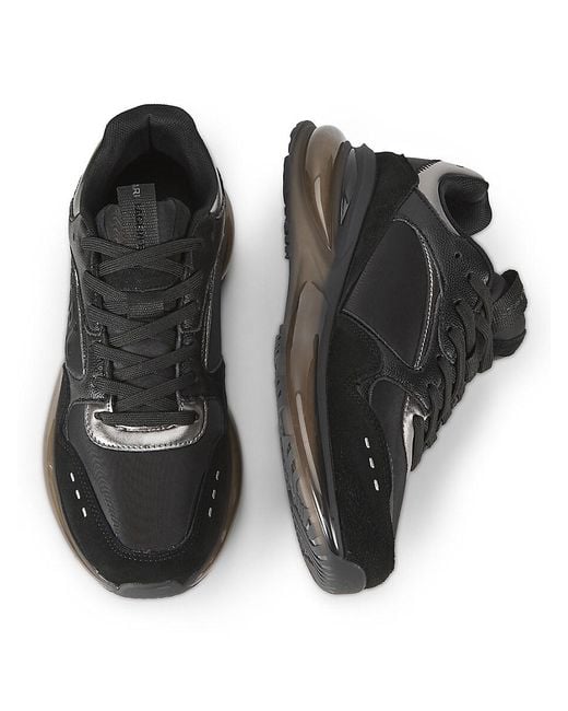 Karl Lagerfeld Black Logo Low-top Sneakers for men