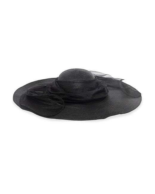San Diego Hat Black Textured Sun Hat