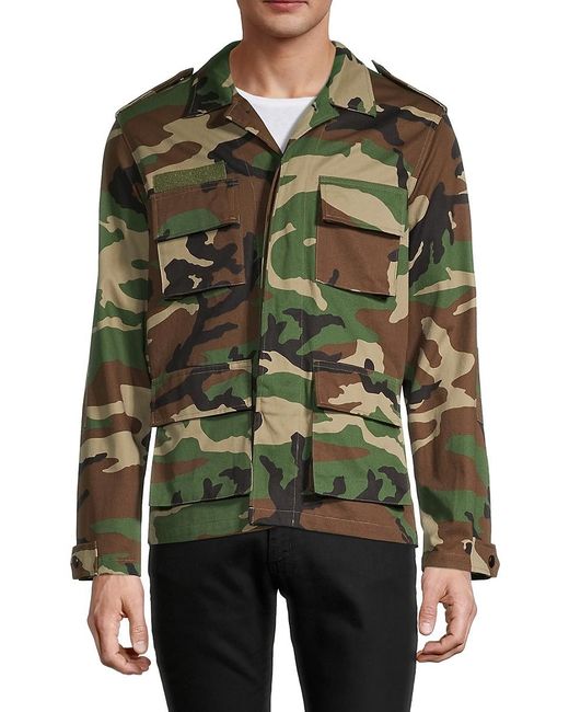 olive green camo jacket