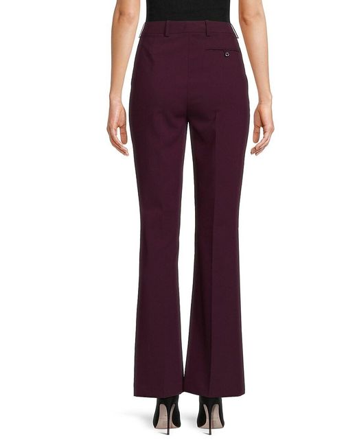 Calvin Klein Purple Flared Dress Pants
