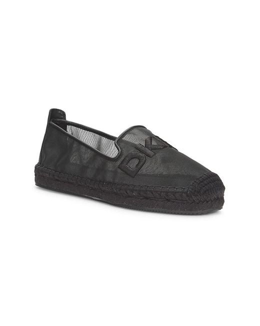DKNY Natural Malladra Embroidered Logo Espadrilles