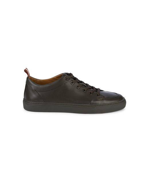 Bally Black Leather Sneakers for men