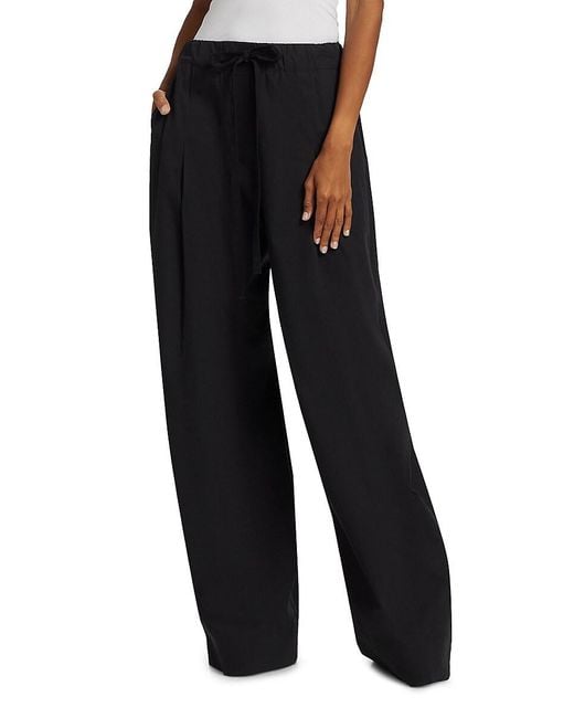 A.L.C. Black A. L.c. Jones Pleated Bow Pants