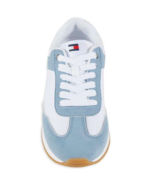 Tommy Hilfiger Blue Marjel Colorblock Low Top Sneakers