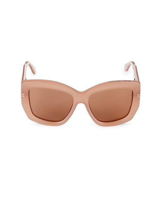 Marc Jacobs Pink Mj 1062/s 55mm Square Sunglasses