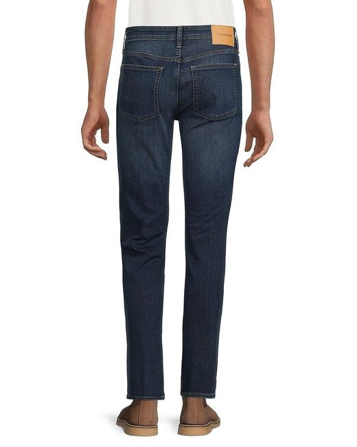 Calvin Klein Avedon High Rise Slim Fit Jeans in Blue for Men | Lyst