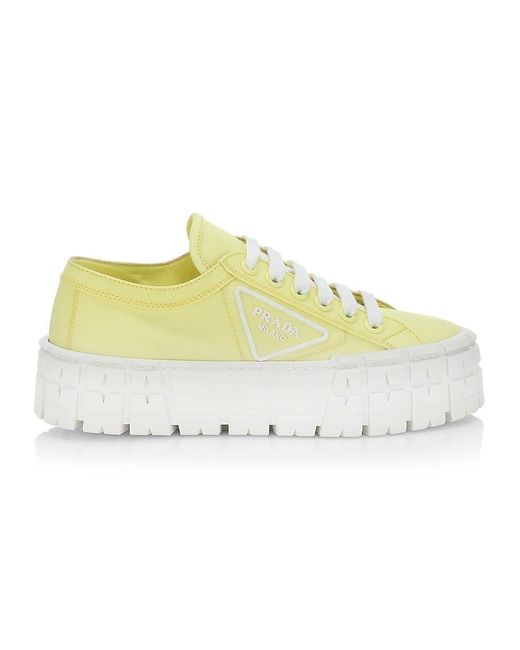 prada lug sole platform sneakers