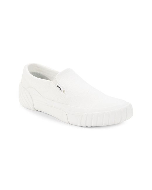 Womens white canvas hotsell slip on sneakers