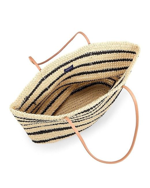 Hat Attack Natural Nova Striped Tote