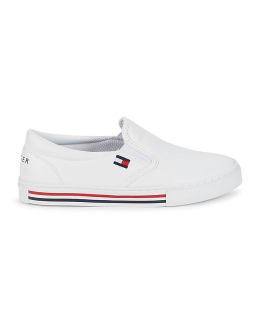 Tommy Hilfiger Lezari Low-cut Slip-on Sneakers in White | Lyst