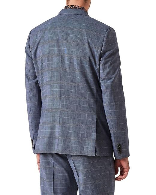 Paul Smith Blue Wool Soho-Fit Suit for men