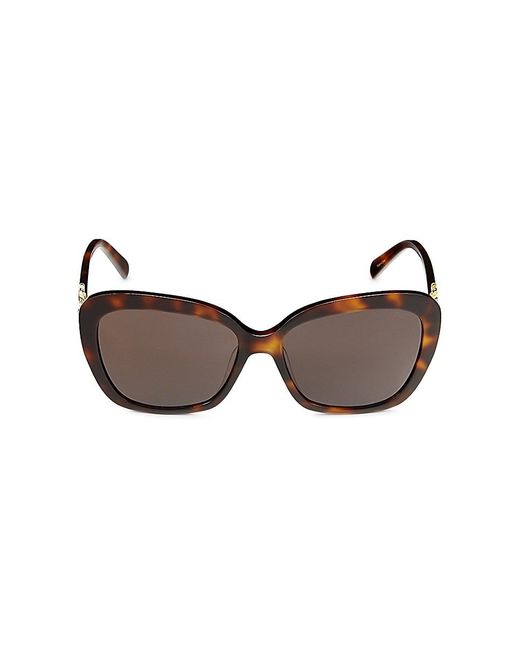 Emilio Pucci Brown 58mm Butterfly Sunglasses