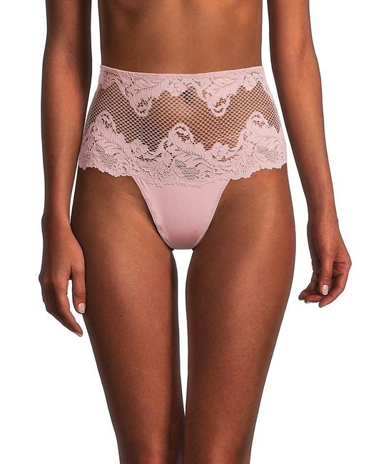 Le Mystere Lace Hipster Briefs in Light Pink (Pink) Lyst