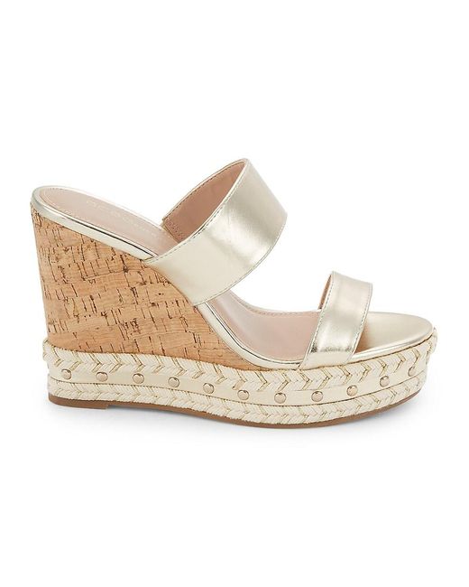 BCBGeneration Nexti Wedge Sandals in White Lyst UK