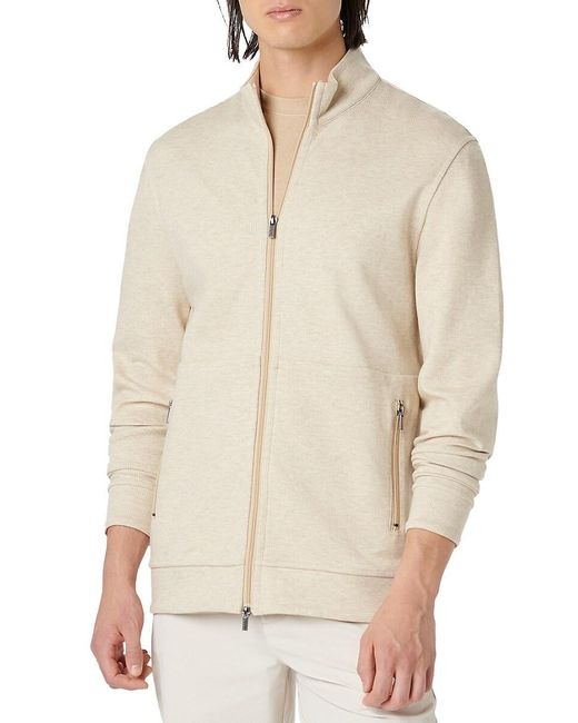 Bugatchi Natural Reversible Track Jacket for men