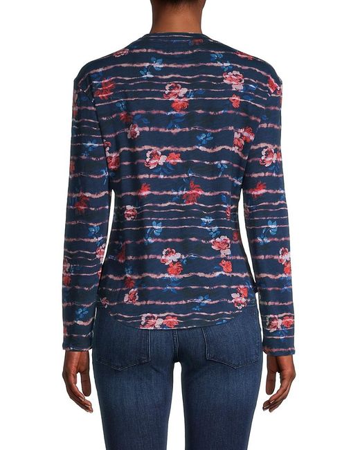 Joe's Jeans Cotton Floral Waves Long 