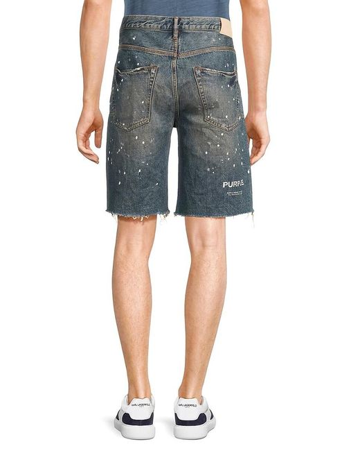 Purple Brand Brand Vintage Inspired Denim Shorts in Blue for Men Lyst