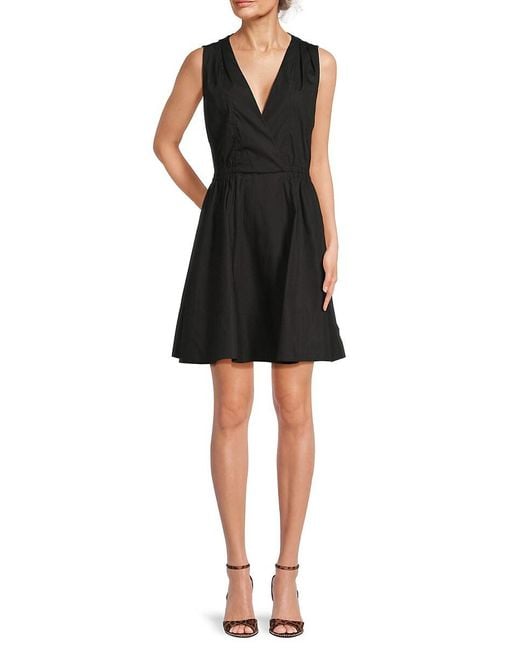 Mini Robe Crosby By Derek Lam En Coton Rayé Bleu Et Blanc - Taille 4, Neuve Avec étiquette