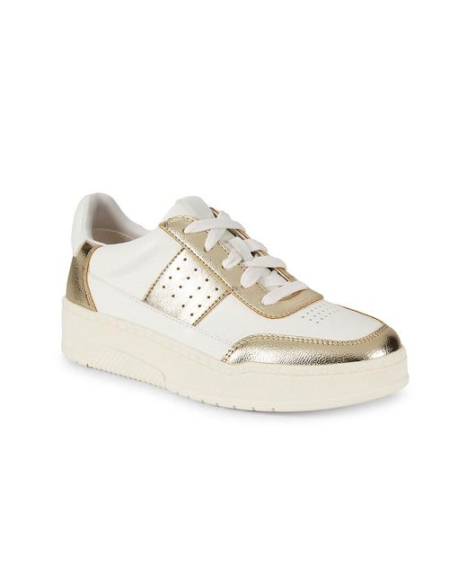 Saks Fifth Avenue Natural Pl Katt Low Top Platform Sneakers