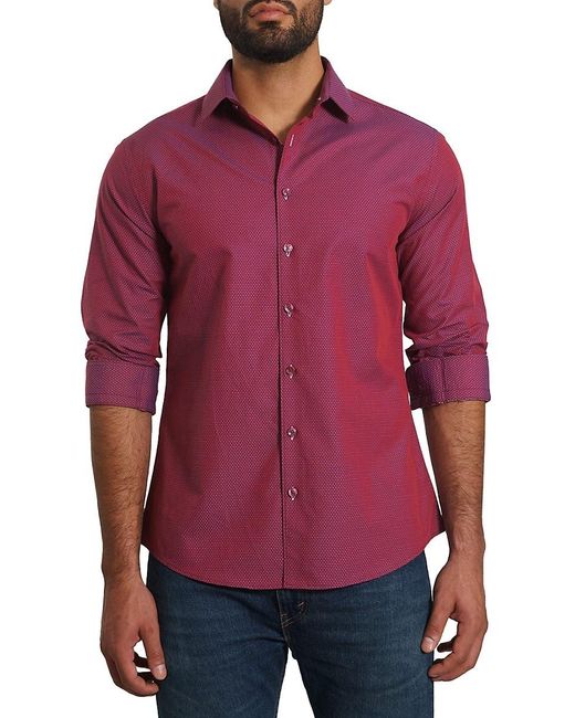 Jared Lang Red 'Pattern Shirt for men