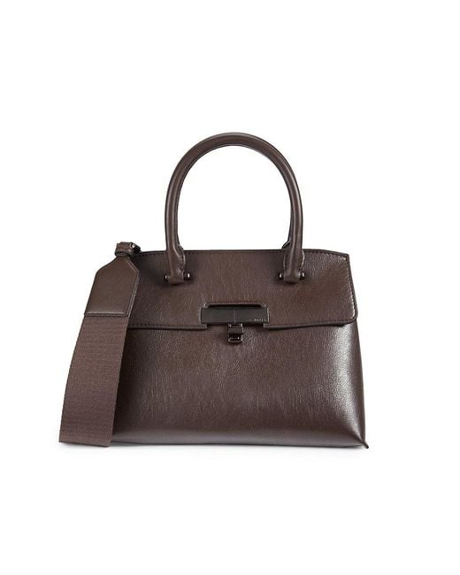 ★LE ABONNE★ BECKY BAG_KHAKI BROWN Amazon.com: Calvin Klein Women's Becky Turn Lock Satchel – 2