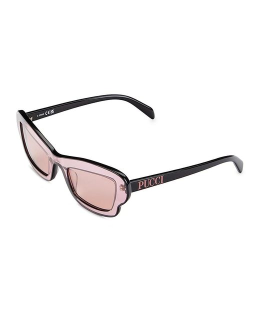 Emilio Pucci Pink 52mm Cat Eye Sunglasses