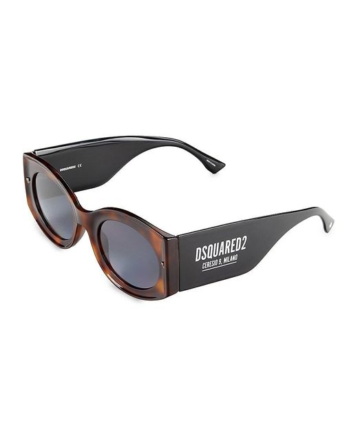 DSquared² Blue 51mm Oval Sunglasses