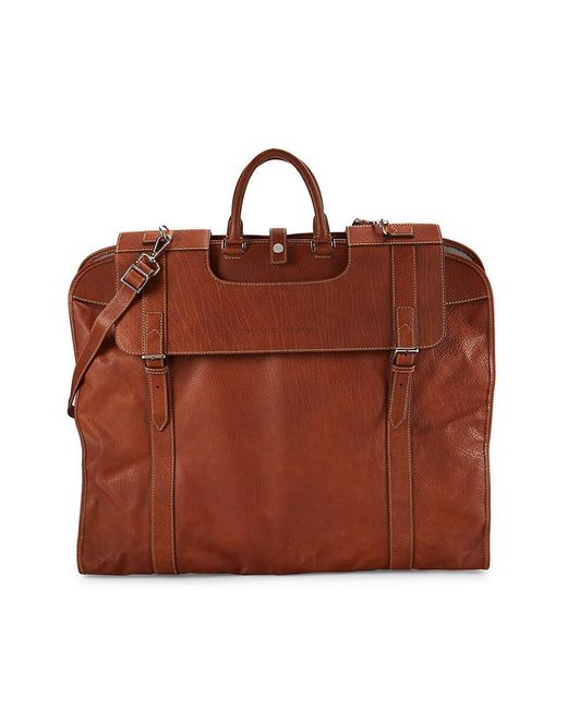Brunello Cucinelli Leather Travel Suit Cover for Men Lyst