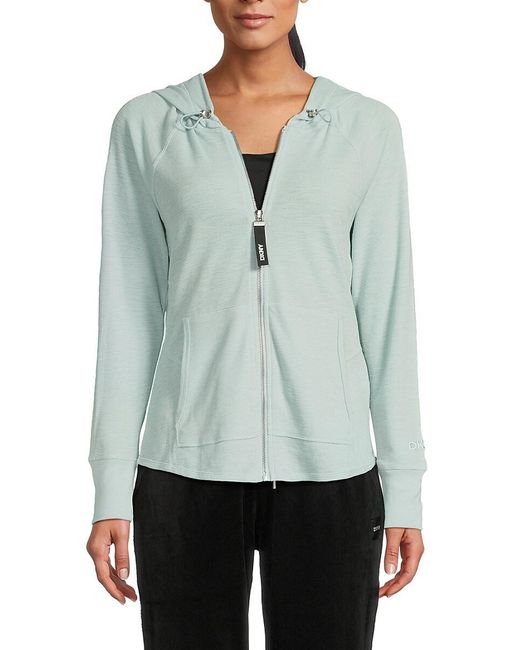 DKNY Green Exposed Seam Jacket