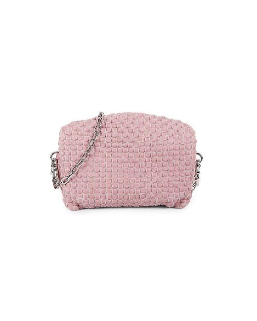 Zadig & Voltaire Pink Rockyssime Leather Crossbody Bag