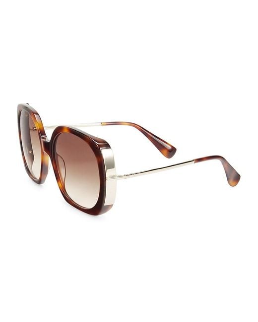 Max Mara Pink 58Mm Butterfly Sunglasses