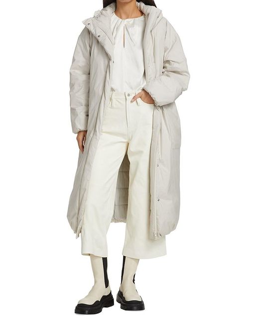 FRAME Multicolor Oversized Duvet Puffer Coat