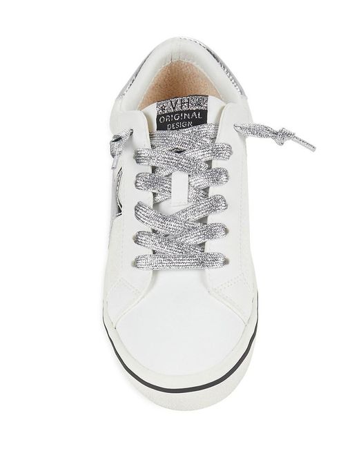 Vintage Havana White Ruthy Glitter Star Sneakers