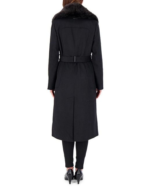 Vince Camuto Detachable Faux Fur Collar 