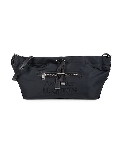 Alexander McQueen Black Bundle Logo Shoulder Bag