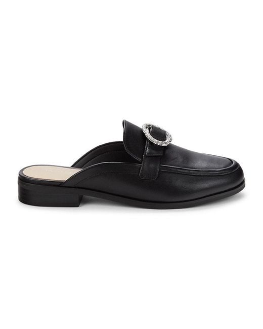 Stuart weitzman black clearance mules