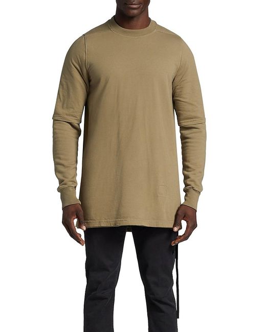 Rick Owens Natural Hustler Long-Sleeve T-Shirt for men