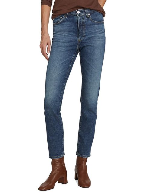 AG Jeans Denim Alexis High-rise Slim Fit Jean in Blue | Lyst