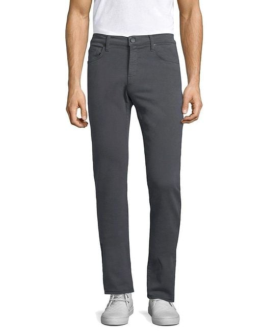 J Brand Kane Straight-leg Jeans in Gray for Men