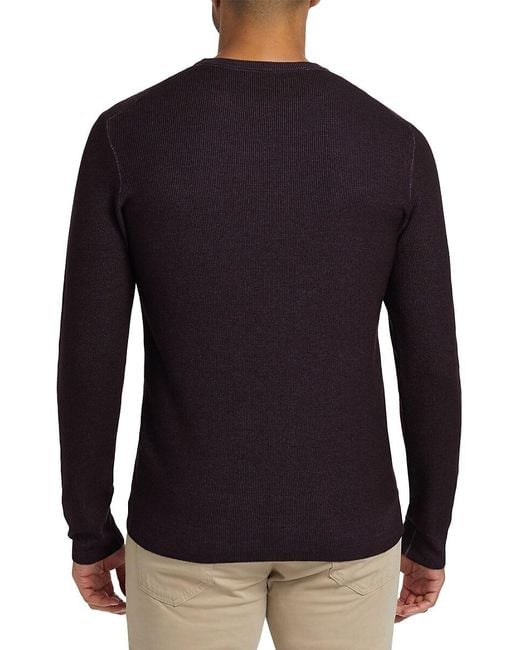 Saks Fifth Avenue Blue Collection Garment-Dyed Crewneck Sweater for men