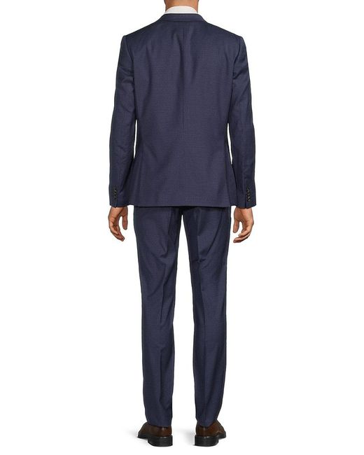 Chemise Paul Smith SOHO - Slim Fit - Rayures Bleu Marine Et Blanc - Col 16" (41 EU) - Neuf Avec étiquettes